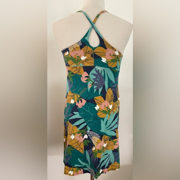 Patagonia | Amber Dawn Dress / Coverup | Outdoors | Floral Multi Navy | M - Picture 4 of 6